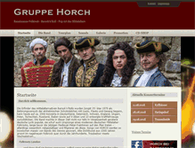 Tablet Screenshot of gruppe-horch.de